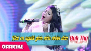 Bài Ca Người Giáo Viên Nhân Dân​​ –  Anh Thơ | Lời bài hát, hợp âm, MV