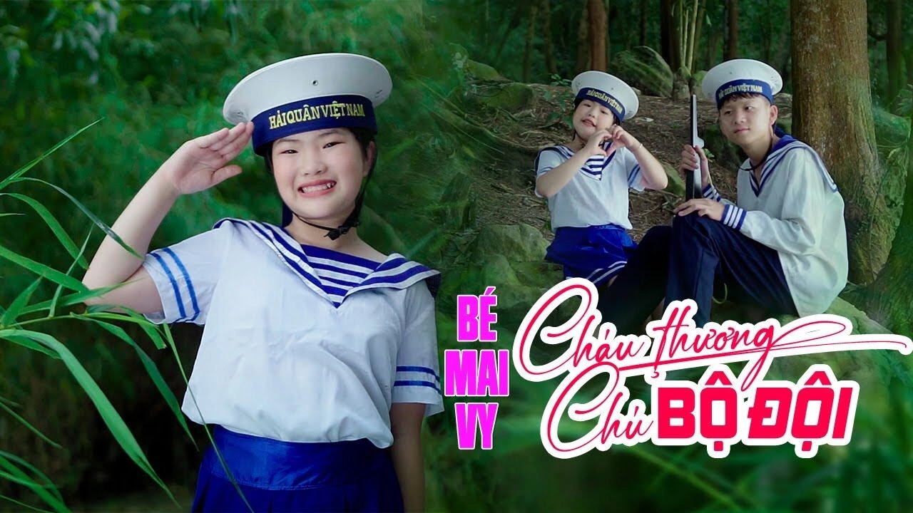 Cháu Thương Chú Bộ Đội​​ –  Bé Mai Vy | Lời bài hát, hợp âm, MV