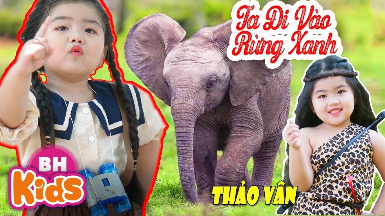 Ta Đi Vào Rừng Xanh​​ –  Bé Thảo Vân | Lời bài hát, hợp âm, MV